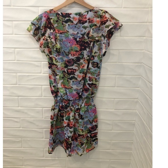 VERTIGO Chiffon Printed Short Sleeve Dress - Picture 10 of 13
